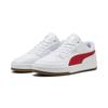 Sneaker PUMA "Caven 2.0 Sneakers Erwachsene", Gr. 48, for all time rot weiß silber gum metallic, Obermaterial: Synthetik; Futter: Textil; Innensohle: Textil; Laufsohle: Gummi, Schuhe