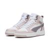 Sneaker PUMA "Rebound Sneakers Erwachsene", Gr. 48, mauve mist plum jam weiß pink lila, Obermaterial: Synthetik; Futter: Textil; Innensohle: Keine Angabe, Textil; Laufsohle: Gummi, Schuhe