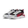Sneaker PUMA "X-Ray 3 Sneakers Erwachsene", Gr. 45, schwarz for all time rot feather gray, Obermaterial: Synthetik, Textil; Futter: Textil; Innensohle: Textil; Laufsohle: Synthetik, Gummi, Schuhe