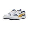 Sneaker PUMA "Court Classic Street Sneakers Erwachsene", Gr. 48, weiß archive gold persian blau gelb, Obermaterial: Synthetik; Futter: Synthetik, Textil; Innensohle: Textil; Laufsohle: Gummi, Schuhe