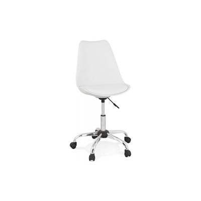 Bürostuhl mit Thermoformsitz aus Metall Kunststoff | Schreibtischstuhl mit verstellbarer Höhe | Modernes Design | Sitzfläche 43 cm | Kadima Design Image