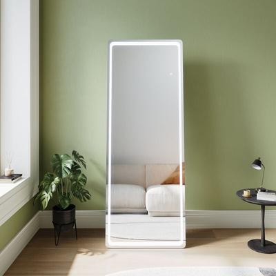 Sonni - Standspiegel mit Memory Funktion, Dimmbarer LED-Beleuchtung, 3 Beleuchtungsmodi, Image