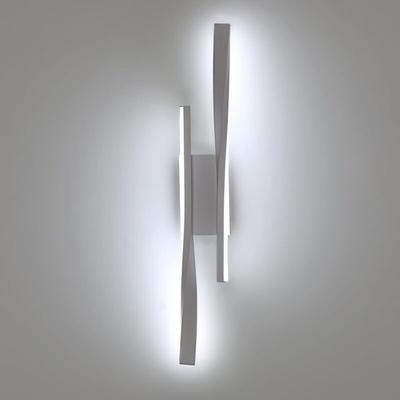 Goeco - Moderne Design-LED-Wandleuchte, weiß, 42x6x5,5 cm, 16W weißes Licht, perfekt für Image