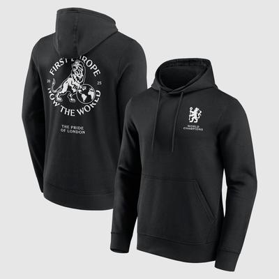 Chelsea First Europe, Now the World Grafik-Hoodie – Schwarz – Herren Image