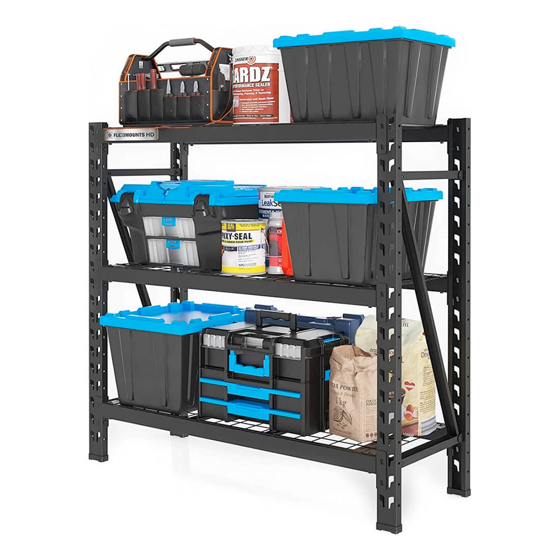 Fleximounts Heavy Duty Garage Shelving Rack