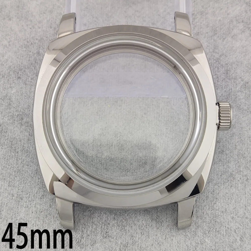 45 mm Uhrengehäuse Seagull ST 3600 Gehäuse ETA 6497 Uhrwerk Gehäuse Edelstahl wasserdichtes Gehäuse Herrenuhr Zubehör Image
