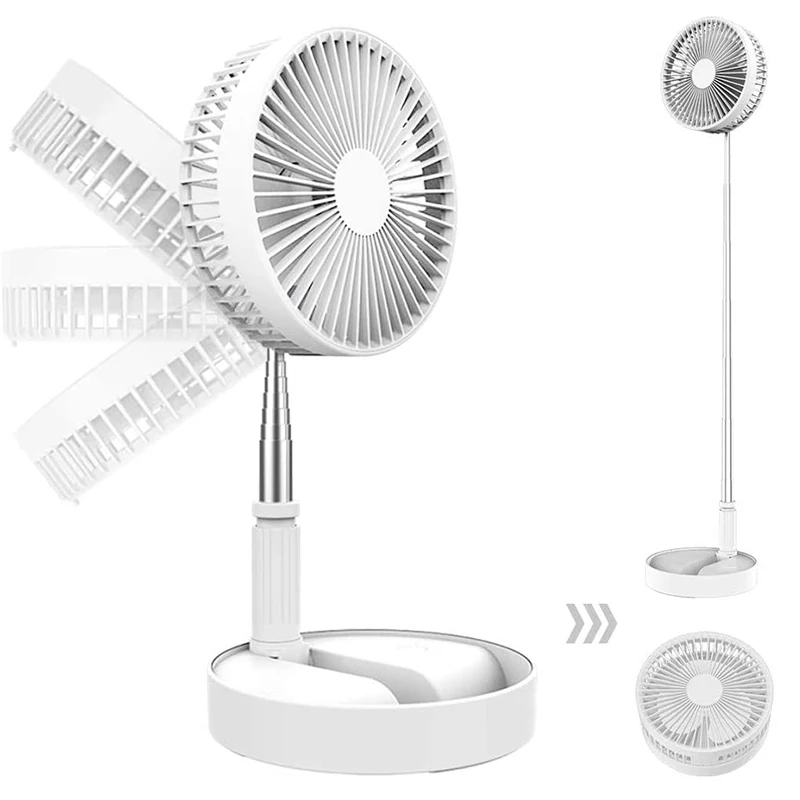 Einstellbarer Stand ventilator mit großer Kapazität und vier Geschwindigkeiten für fern gesteuerten Tisch ventilator Image