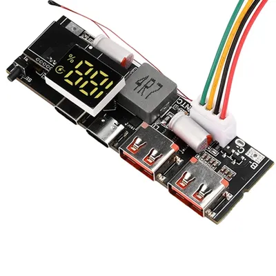 65/100W Power Bank 2-way Super Fast Charging for VC Flash Charging Mobile Power Module Board DIY Motherboard 3/4/5S