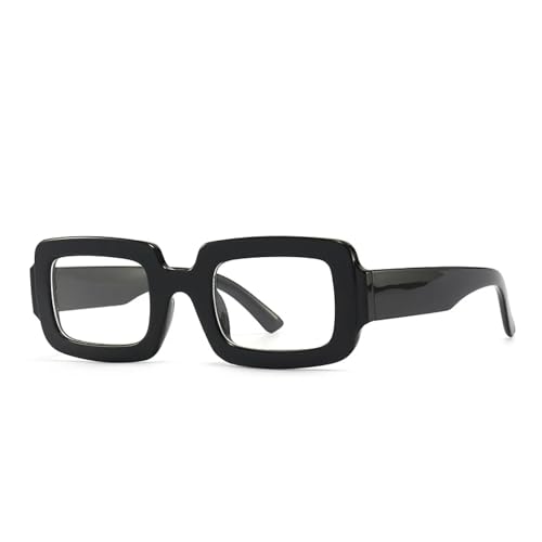 FORLUZ Narrow Sunglasses Trendy Street Photography Modern Retro Sunglasses for Women(Clear)