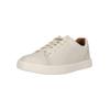 Sneaker CLARKS "Un Costa Lace", Herren, Gr. 41, weiß, Leder, sportlich, Schuhe, im schlichten Look mit Barfußkomfort
