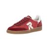 Sneaker RIEKER "Rieker Sneaker Glattleder", Damen, Gr. 38, rot, Glattleder, casual, Schuhe