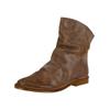 Stiefelette FELMINI "Felmini Stiefelette Veloursleder", Damen, Gr. 38, braun (camel), Veloursleder, casual, Schuhe