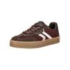 Sneaker TAMARIS "Tamaris Sneaker Leder", Damen, Gr. 41, rot (merlot), Leder, casual, Schuhe