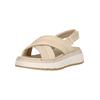 Sandale CLARKS "Tuscan", Damen, Gr. 41, weiß, Leder, Schuhe, mit besonders flexibler und leichter Sohle