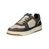 Sneaker BULLBOXER "Bullboxer Sneaker Leder", Herren, Gr. 41, braun (grau, braun), Leder, casual, Schuhe