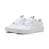 Sneaker PUMA "Carina 3.0 Luxe Sneakers Damen", Gr. 37, weiß (weiß gold), Obermaterial: Leder, Synthetik; Futter: Textil, Synthetik; Innensohle: Textil; Laufsohle: Gummi, Schuhe