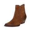 Bikerboots PAUL GREEN "Paul Green Stiefelette Veloursleder", Damen, Gr. 38, braun (toffee), Veloursleder, casual, Schuhe