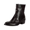 Stiefelette FELMINI "Felmini Stiefelette Leder", Damen, Gr. 39, schwarz, Leder, casual, Schuhe