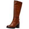 Stiefel FELMINI "Felmini Stiefel Leder", Damen, Gr. 41, braun (mittelbraun), Leder, casual, Schuhe