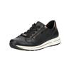 Sneaker ARA "Ara Sneaker Glattleder", Damen, Gr. 39, schwarz, Glattleder, casual, Schuhe