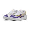 Sneaker PUMA "All-Pro NITRO™ LA Basketballschuhe Erwachsene", Gr. 41, team violet pelé gelb lila, Obermaterial: Synthetik, Textil; Futter: Textil; Innensohle: Textil; Laufsohle: Gummi, Schuhe