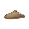 Hausschuh SHEPHERD "Shepherd Hausschuhe Leder", Herren, Gr. 43, grau, Leder, casual, Schuhe