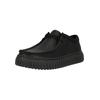 Schnürschuh CLARKS "Torhill", Herren, Gr. 42,5, schwarz, casual, Schuhe, mit robuster gerippter Sohle