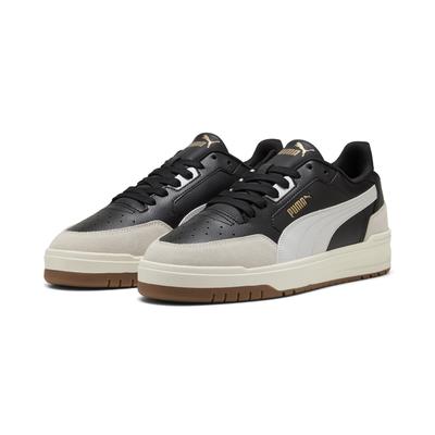 Sneaker PUMA "Shuffle Downtown Sneakers Erwachsene", Gr. 41, schwarz, weiß vapor gray, Obermaterial: Textil, Synthetik, Kuhleder; Futter: Textil; Innensohle: Textil; Laufsohle: Gummi, Schuhe Image