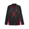T-Shirt PUMA "AC Milan 25/26 Trainingstop Herren", Herren, Gr. L, rot (schwarz for all time rot), Obermaterial: 100% Polyester; Einsatz: 100% Polyester, bedruckt, slim fit, Rundhals, Langarm, Shirts