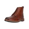 Stiefel CLARKS "Aldwin Cap", Damen, Gr. 42, braun, Leder, klassisch, Schuhe, mit bequemer Unterfußdämpfung