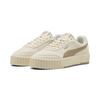 Sneaker PUMA "Carina Mia Suede Sneakers Damen", Gr. 38.5, alpine snow ice coffee weiß beige, Obermaterial: Kuhleder, Textil, Synthetik; Futter: Textil; Innensohle: Textil; Laufsohle: Gummi, Schuhe