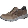 Sneaker WALDLÄUFER "H-MAX", Herren, Gr. 11 (46), taupe, sand, schwarz, Nubukleder, sportlich, Schuhe, Bequemschuh, Halbschuh, Schnürschuh in Komfortweite H = sehr weit, Topseller