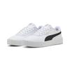 Sneaker PUMA "Carina 3.0 Sneakers Damen", Gr. 41, bunt (weiß schwarz gold), Obermaterial: Leder, Synthetik; Futter: Textil; Innensohle: Textil; Laufsohle: Gummi, Schuhe