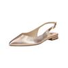 Ballerina HÖGL "Högl Ballerinas Leder", Damen, Gr. 38, gelb (sun), Leder, casual, Schuhe