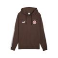 Hoodie PUMA "FC St. Pauli KING Hoodie Herren", Herren, Gr. XL, espresso braun weiß, Obermaterial: 100% Baumwolle; Rippe: 3% Elasthan, 97% Baumwolle; Besatz: 100% Polyester, normal, Rundhals, Langarm, Sweatshirts