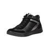 Sneaker ARA "Ara Sneaker Leder", Damen, Gr. 39, schwarz kombi, Leder, casual, Schuhe