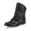 Stiefelette FELMINI "Felmini Stiefelette Leder", Damen, Gr. 38, schwarz, Leder, casual, Schuhe