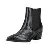 Bikerboots NERO GIARDINI "Nero Giardini Stiefelette Leder/Textil", Damen, Gr. 38, schwarz, Leder, Textil, casual, Schuhe