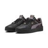 Sneaker PUMA "Carina 3.0 Luxe Sneakers Damen", Gr. 40, schwarz plum jam lila, Obermaterial: Leder, Synthetik; Futter: Textil, Synthetik; Innensohle: Textil; Laufsohle: Gummi, Schuhe