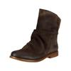 Stiefelette FELMINI "Felmini Stiefelette Veloursleder", Damen, Gr. 37, braun (espresso), Veloursleder, casual, Schuhe