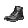 Schnürstiefelette CAMEL ACTIVE "camel active Stiefelette Leder", Herren, Gr. 44, schwarz kombi, Leder, casual, Schuhe