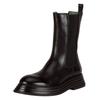 Stiefelette FELMINI "Felmini Stiefelette Leder", Damen, Gr. 41, schwarz, Leder, casual, Schuhe