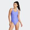 Badeanzug ADIDAS PERFORMANCE "BIG BARS SUIT", Damen, Gr. 38, N-Gr, blau (cobalt blau, dunkelblau), Obermaterial: 78% Polyamid, 22% Elasthan, sportlich, Badeanzüge