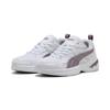 Sneaker PUMA "MILENIO TECH 2000", Gr. 40, puma weiß, plum jam, puma silber, Textil, unifarben, sportlich, Schuhe