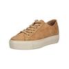 Sneaker PAUL GREEN "Paul Green Sneaker Nubukleder", Damen, Gr. 39, braun (mittelbraun), Nubukleder, casual, Schuhe