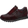 Keilsneaker WALDLÄUFER "HAIBA", Damen, Gr. 8 (42), rot (bordeaux), Veloursleder, Nappaleder, sportlich, Schuhe, Komfortschuh, Bequemschuh, in Komfortweite H (= sehr weit)