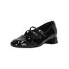 Pumps CLARKS "Daiss30 Shine", Damen, Gr. 37, schwarz, Leder, elegant, Schuhe, aus glänzendem Lackleder