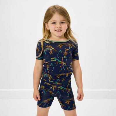 Fossil Quest Two-Piece Short Sleeve & Shorts Pajama Set - 5 - 6