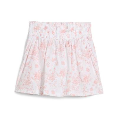 Golfrock PUMA "Sandy Bedruckter Golfrock Damen", Damen, Gr. M, pink (pink fruit), Obermaterial: 86% Polyester, 14% Elasthan; Innenhose: 23% Elasthan, 77% Polyester; Zwickel: 100% Polyester, Röcke