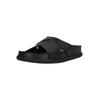 Sandale CLARKS "Torford", Herren, Gr. 43, schwarz, Leder, casual, Schuhe, mit praktischem Slip-On-Design